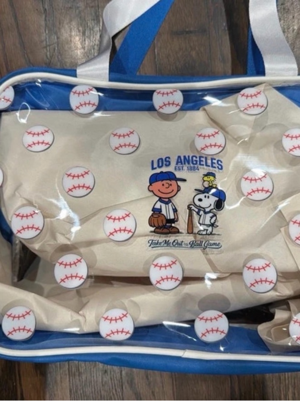 Dodgers snoopy clear bag - Picture 3 of 7